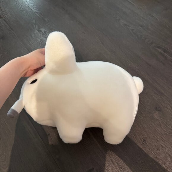 Smorkin' Labbit White 14" Plush by Kidrobot x Frank Kozik - Picture 5 of 12